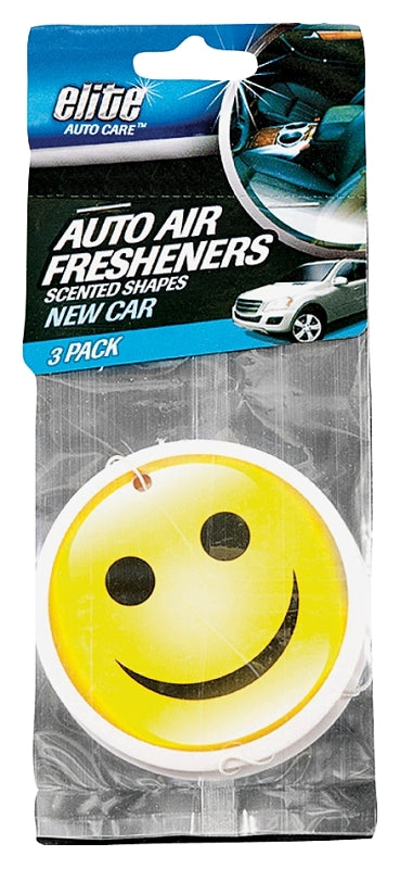 Elite Auto Care 8995 Auto Air Freshener, New Car, Pack of 6