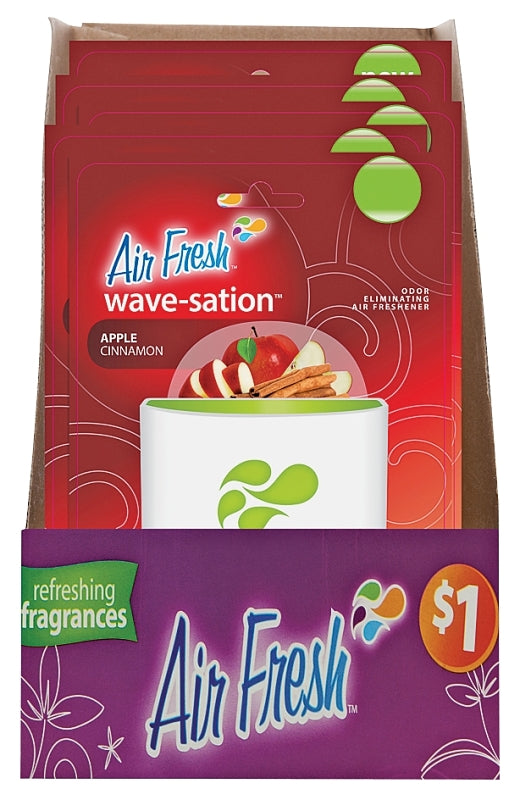 Air Fresh 9580 Air Freshener, Apple Cinnamon Pack of 12