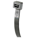Gardner Bender 45-536UVB Cable Tie, 10.3 in Max Bundle Dia, Nylon, Black, 36 in L, 10/PK