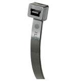 Gardner Bender 45-536UVB Cable Tie, 10.3 in Max Bundle Dia, Nylon, Black, 36 in L, 10/PK