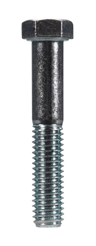 HILLMAN 7/16 in. D X 2-1/2 in. L Heat Treated Zinc Steel Hex Head Cap Screw 50 pk