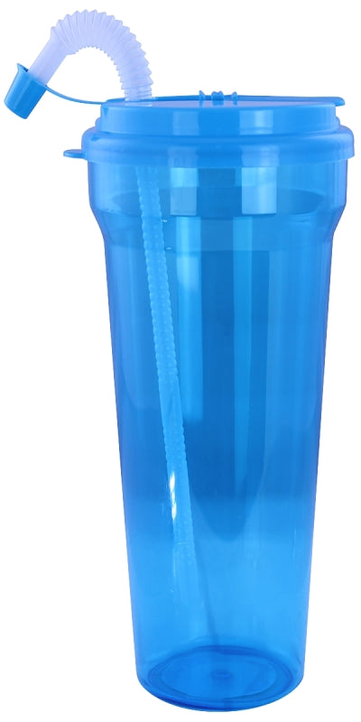 FLP 0994 Water Bottle With Straw, 35 oz Capacity, Pack of 6