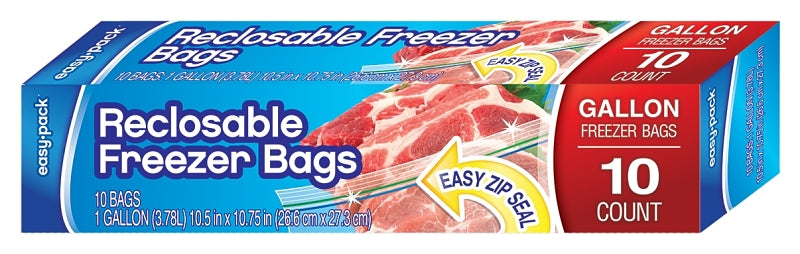 Easy Pack 1311 Freezer Bag, 1 gal Capacity, Pack of 6