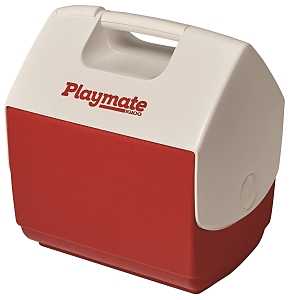 Igloo Playmate Series 7362PLT Pal Cooler, 7 qt Cooler, Plastic, Diablo Red