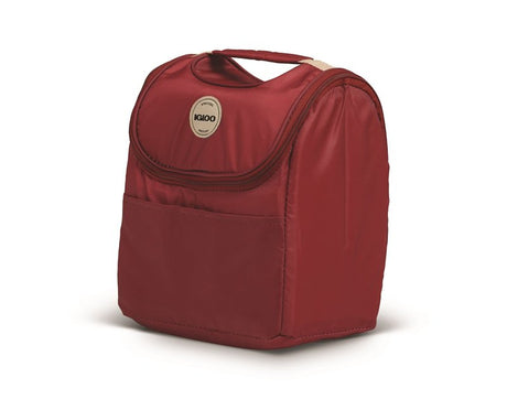 Igloo Gripper 9 Series 66780 Collapsible Cooler, 9 Cans Capacity, Polyester, Meteorite/Midnight Blue/Robust Red