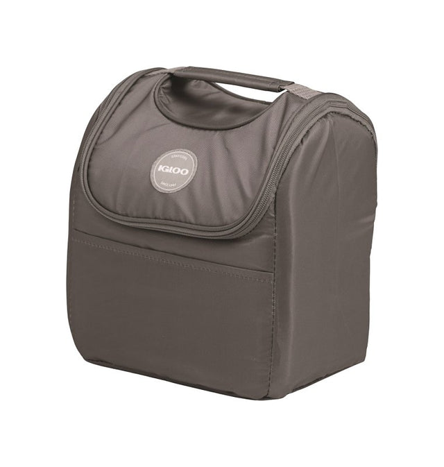 Igloo Gripper 9 Series 66780 Collapsible Cooler, 9 Cans Capacity, Polyester, Meteorite/Midnight Blue/Robust Red