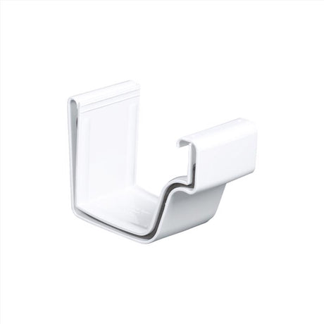 Amerimax 3.5 in. H X 3.5 in. W X 5 in. L White Vinyl K Gutter Connector