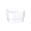 Amerimax 3 in. H X 2 in. W X 3 in. L White Vinyl K Downspout Connector