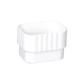 Amerimax 3 in. H X 2 in. W X 3 in. L White Vinyl K Downspout Connector