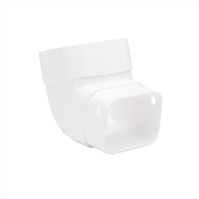 Amerimax 4.25 in. H X 3.25 in. W X 4.25 in. L White Vinyl K Gutter Elbow