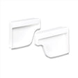 Amerimax 4.6 in. H X 2 in. W X 5 in. L White Vinyl K Gutter End Cap, Pack of 16
