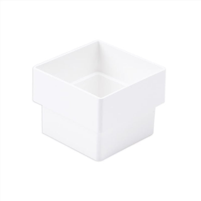 Amerimax 2.6 in. H X 2 in. W X 2 in. L White Vinyl U Downspout Connector, Pack of 10