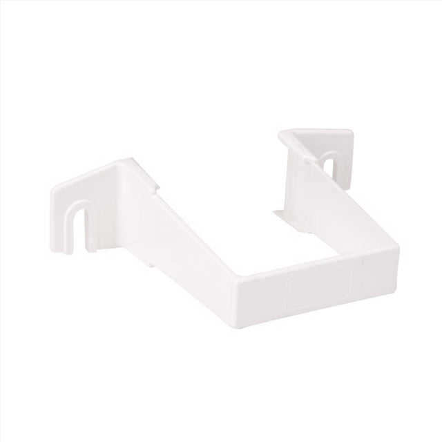 Amerimax 1 in. H X 3.3 in. W X 4.3 in. L White Vinyl U Downspout Bracket