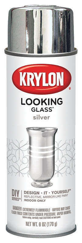Krylon K09033000 Spray Paint, Gloss, Silver, 6 oz, Can
