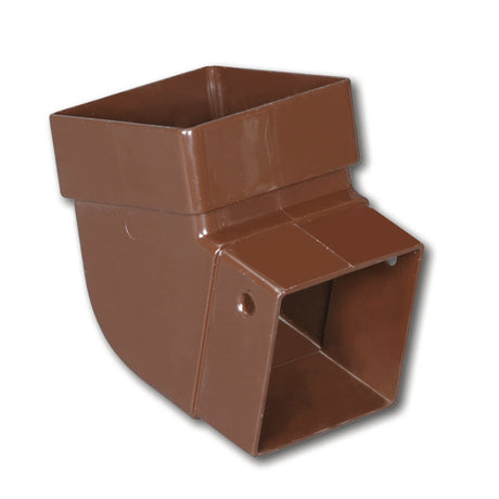 Amerimax 3.88 in. H X 3.63 in. W X 3.63 in. L Brown Vinyl U Gutter Elbow, Pack of 20