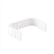 Amerimax 0.8 in. H X 2 in. W X 3.25 in. L White Vinyl Traditional Downspout Band