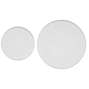 Allway 4-3/4 in. L Vinyl White Wall Shield Mounts to door and wall 4 3/4 in., Pack of 10