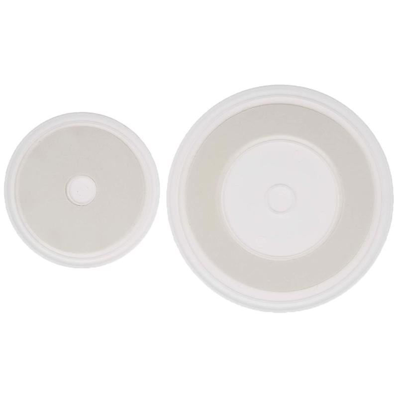 Allway 4-3/4 in. L Vinyl White Wall Shield Mounts to door and wall 4 3/4 in., Pack of 10