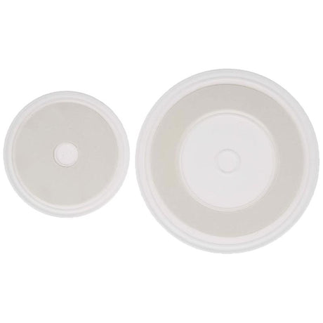 Allway 4-3/4 in. L Vinyl White Wall Shield Mounts to door and wall 4 3/4 in., Pack of 10