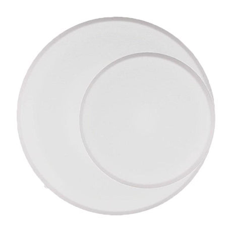 Allway 4-3/4 in. L Vinyl White Wall Shield Mounts to door and wall 4 3/4 in., Pack of 10