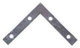 ProSource FC-Z03-01 Corner Brace, 3 in L, 3 in W, 1/2 in H, Steel, Zinc-Plated, 1.6 mm Thick Material, Pack of 20