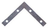 ProSource FC-Z03-01 Corner Brace, 3 in L, 3 in W, 1/2 in H, Steel, Zinc-Plated, 1.6 mm Thick Material, Pack of 20