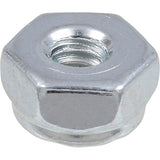 HILLMAN 6-32 in. Zinc-Plated Steel USS Nylon Lock Nut 100 pk
