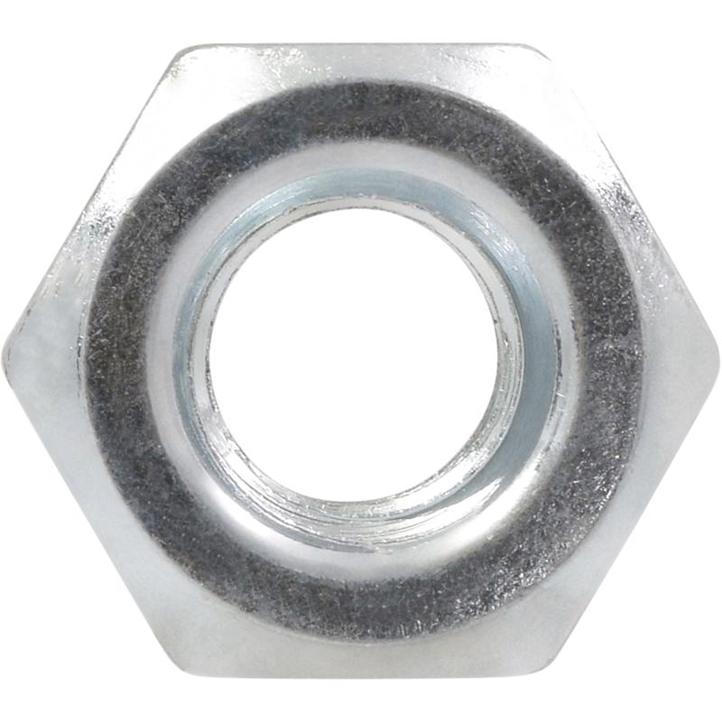 HILLMAN 1/4-20 in. Zinc-Plated Steel USS Nylon Lock Nut 100 pk