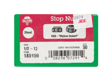 Hillman 1/2 in. Zinc-Plated Steel USS Nylon Lock Nut 50 pk
