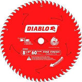 Diablo D0860X Saw Blade, 8-1/4 in Dia, 5/8 in Arbor, 60-Teeth, Carbide Cutting Edge