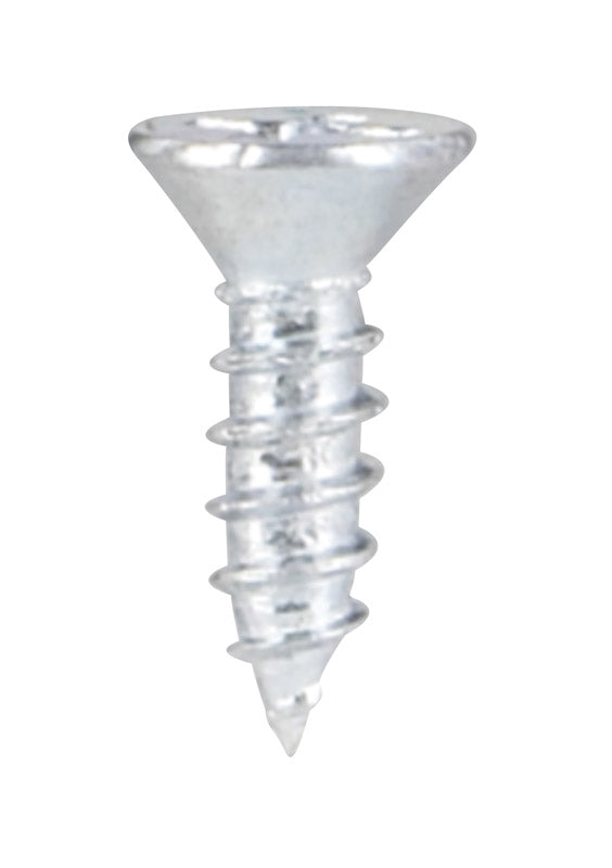 HILLMAN No. 6 X 1/2 in. L Phillips Zinc-Plated Coarse Wood Screws 100 pk