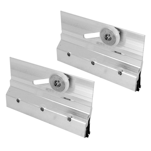 Prime-Line M 6053 Top Bracket Roller Assembly, Round, Chrome-Plated, For: Frameless Shower Doors