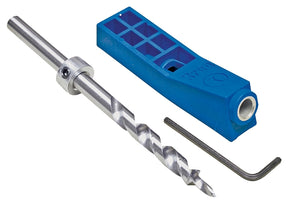 Kreg MKJKIT Mini Pocket-Hole Jig Kit, 1-Guide Hole, Nylon, For: 1/2 to 1-1/2 in Thick Materials