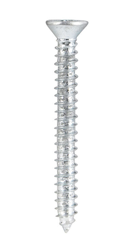 HILLMAN No. 8 X 1-1/2 in. L Phillips Flat Head Sheet Metal Screws 100 pk