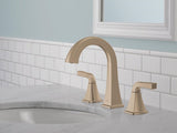 Delta Knoxville Series 35854LF-CZ Widespread Bathroom Faucet, 1.2 gpm, 2-Handle, 3-Faucet Hole, Metal