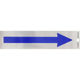 HILLMAN English Silver Arrow Decal 2 in. H X 8 in. W, Pack of 6