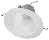 Eaton Lighting RLD6069301EWHR Baffle Trim, 6 in Dia Recessed Can, White