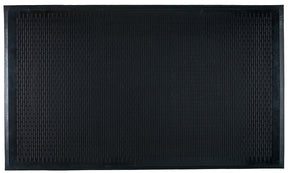 Sports Licensing Solutions 21761 Vehicle Floor Mat, 6 ft L, 4 ft W, Textured Pattern, Rubber Surface, Black