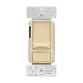 Eaton Wiring Devices SUL06P-V-KB-L Slide Dimmer, 120 V, 300, 600 W, CFL, Halogen, Incandescent, LED Lamp, 3-Way, Ivory