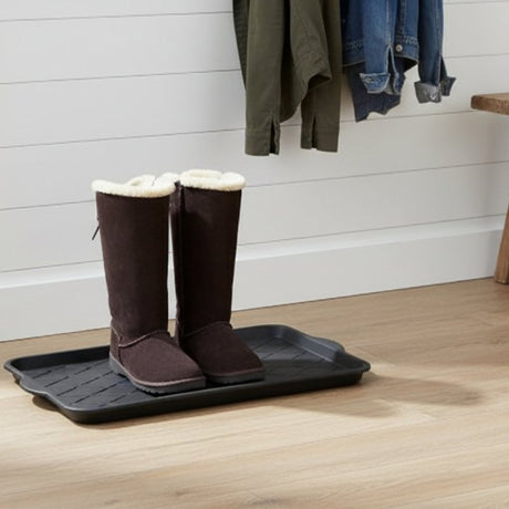 Sports Licensing Solutions 38986 Boot Tray, Polypropylene, Black, 25 in L, 14 in W
