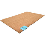 Fanmats 58771 Blank Door Mat, 30 in L, 18 in W, Natural Coir Surface, Tan