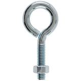 Hampton 5/16 in. X 2-3/4 in. L Zinc-Plated Steel Eyebolt Nut Included, Pack of 10