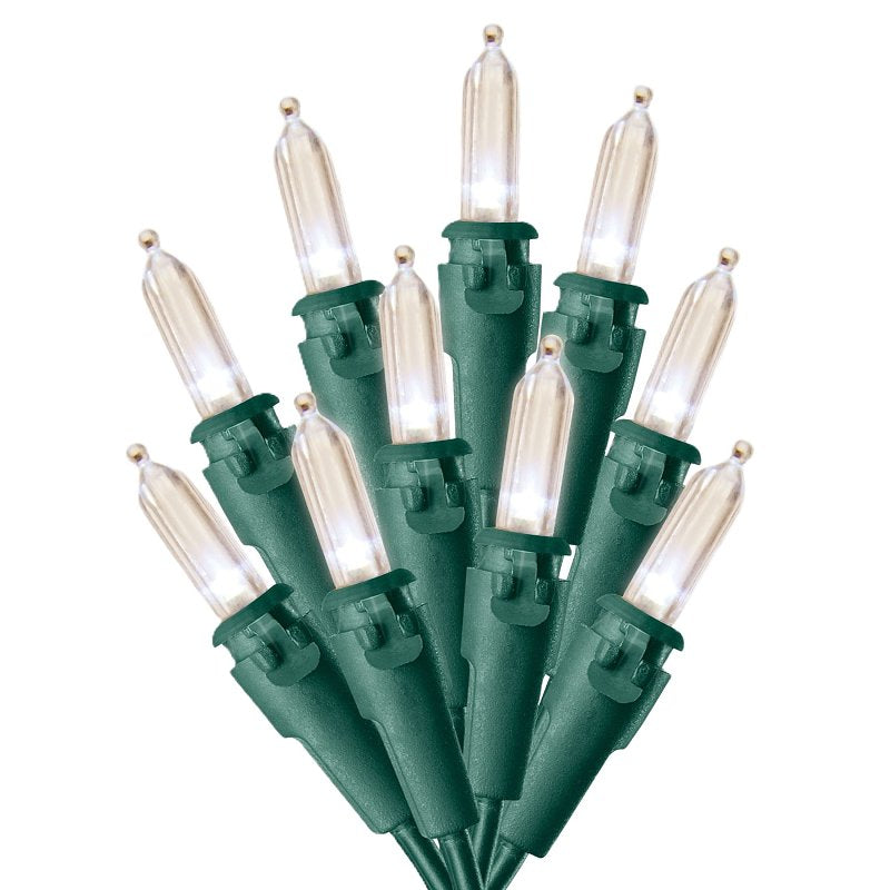 Santas Forest 55088 Sparkle Light, 120 V, 100-Lamp, Clear, 20,000 hr Average Life, 34 ft L