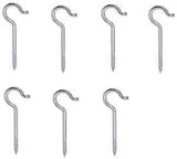 ProSource LR-307-PS Ceiling Hook, 10 lb Working Load, Steel, Silver, Zinc