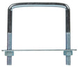 Hampton 3/8 in. X 3-3/4 in. W X 4 in. L Coarse Zinc-Plated Steel Lumber Size Square Bend U-Bolt, Pack of 5