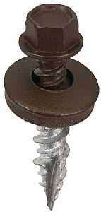 Acorn International SW-MW1BS250 Screw, High-Low, Twin Lead Thread, Burnished Slate, Self-Tapping, Type 17 Point, 250/BAG