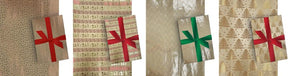 Santas Forest 67907 Kraft Wrap, Kraft Paper, Assorted Foil, Matte, Pack of 36