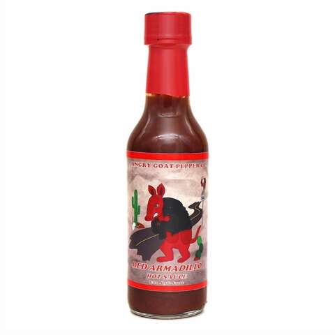 Angry Goat Pepper Co. Red Armadillo Hot Sauce 5 oz