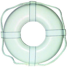 Jim-Buoy Closed Cell Foam U.S.C.G. Approved Life Ring With Webbing Straps
