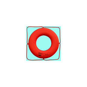 Jim-Buoy Closed Cell Foam U.S.C.G. Approved Life Ring With Rope Molded Into Core